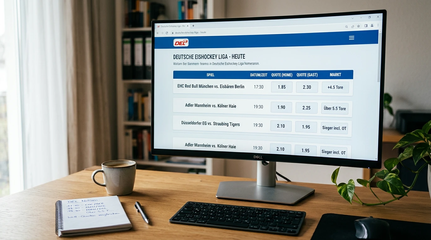 Wettanbieter für DEL Eishockey in der Schweiz — Sporttip und internationale Plattformen verglichen