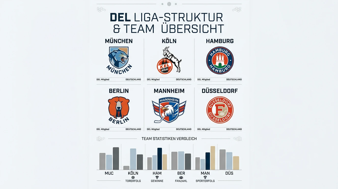 Deutsche Eishockey Liga Profil für Wetter — DEL Saison und Teamübersicht