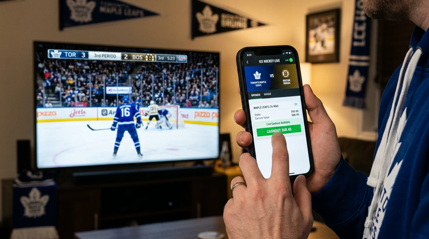 Cashout-Funktion bei Eishockey-Live-Wetten – wann die vorzeitige Auszahlung beim Eishockey sinnvoll ist