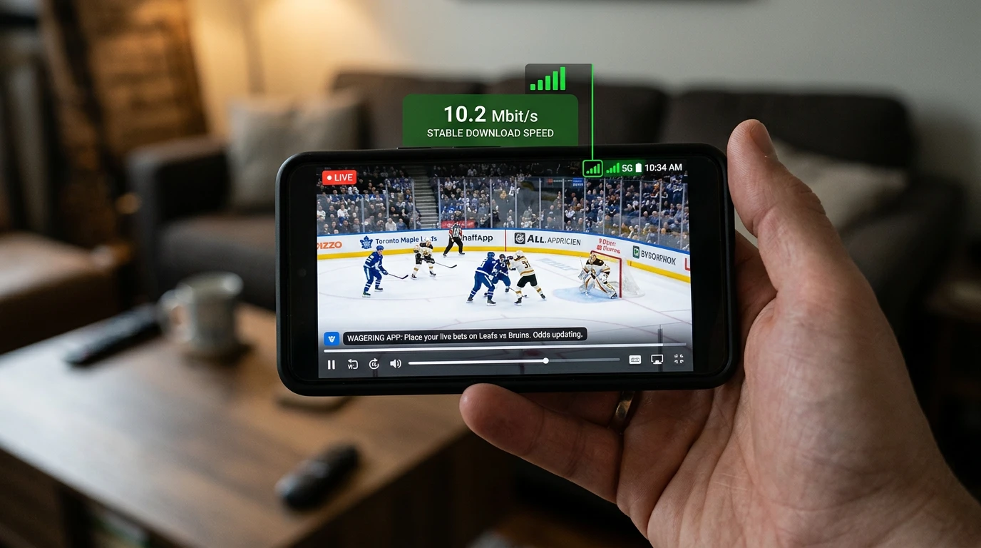 Technische Voraussetzungen für stabiles Live-Streaming beim Eishockey Live Wetten — Internetverbindung und Gerät