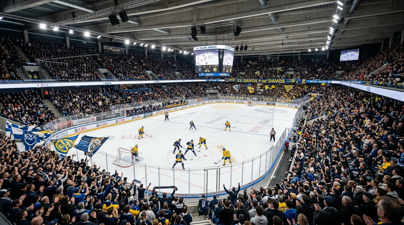 National League Eishockey Wetten — Schweizer Eishockey live im Stadion, National League Spiel auf dem Eis