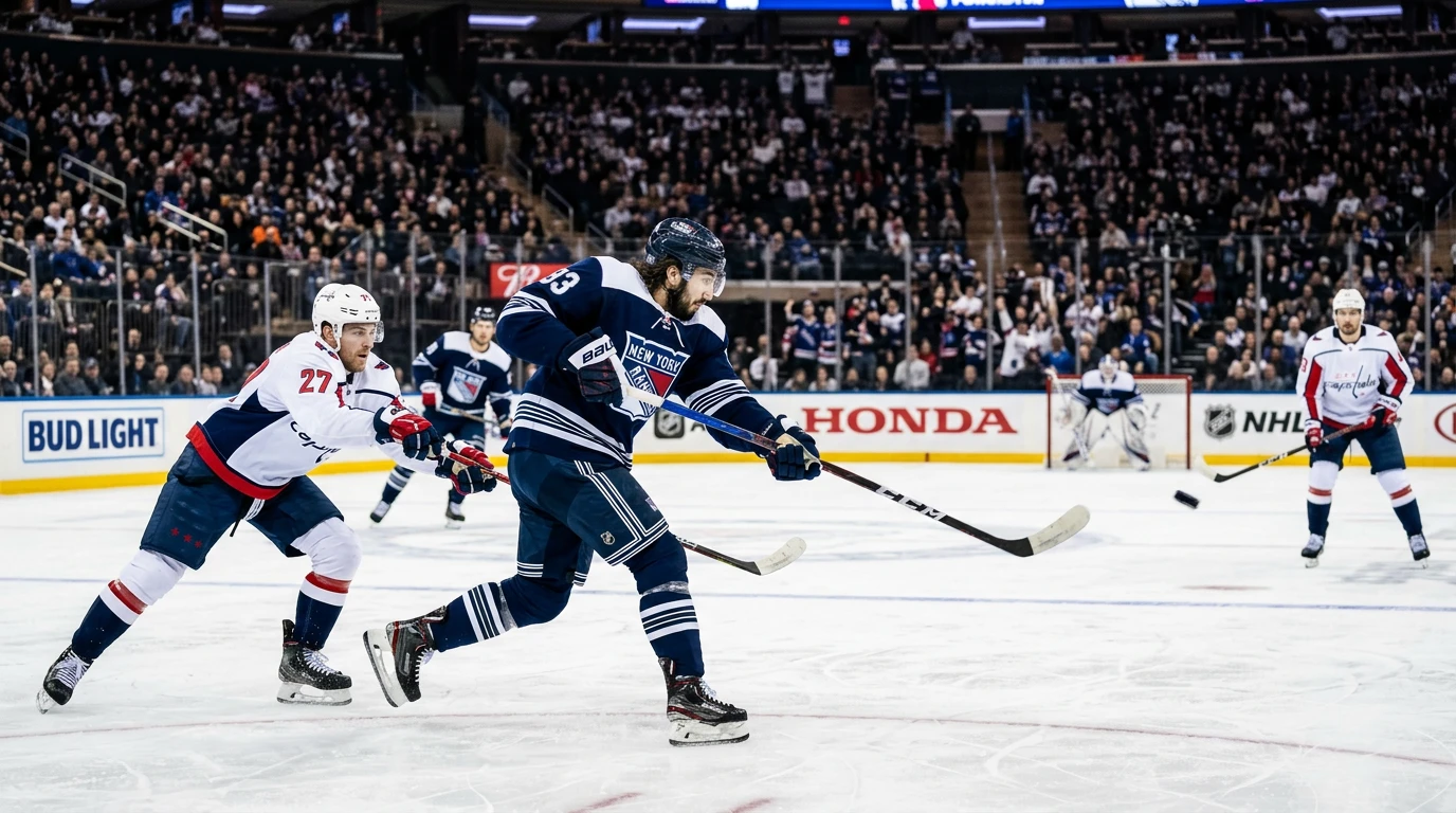 Live Wettstrategien National League Eishockey — Spieler in Überzahlsituation Powerplay NL-Spiel Schweiz