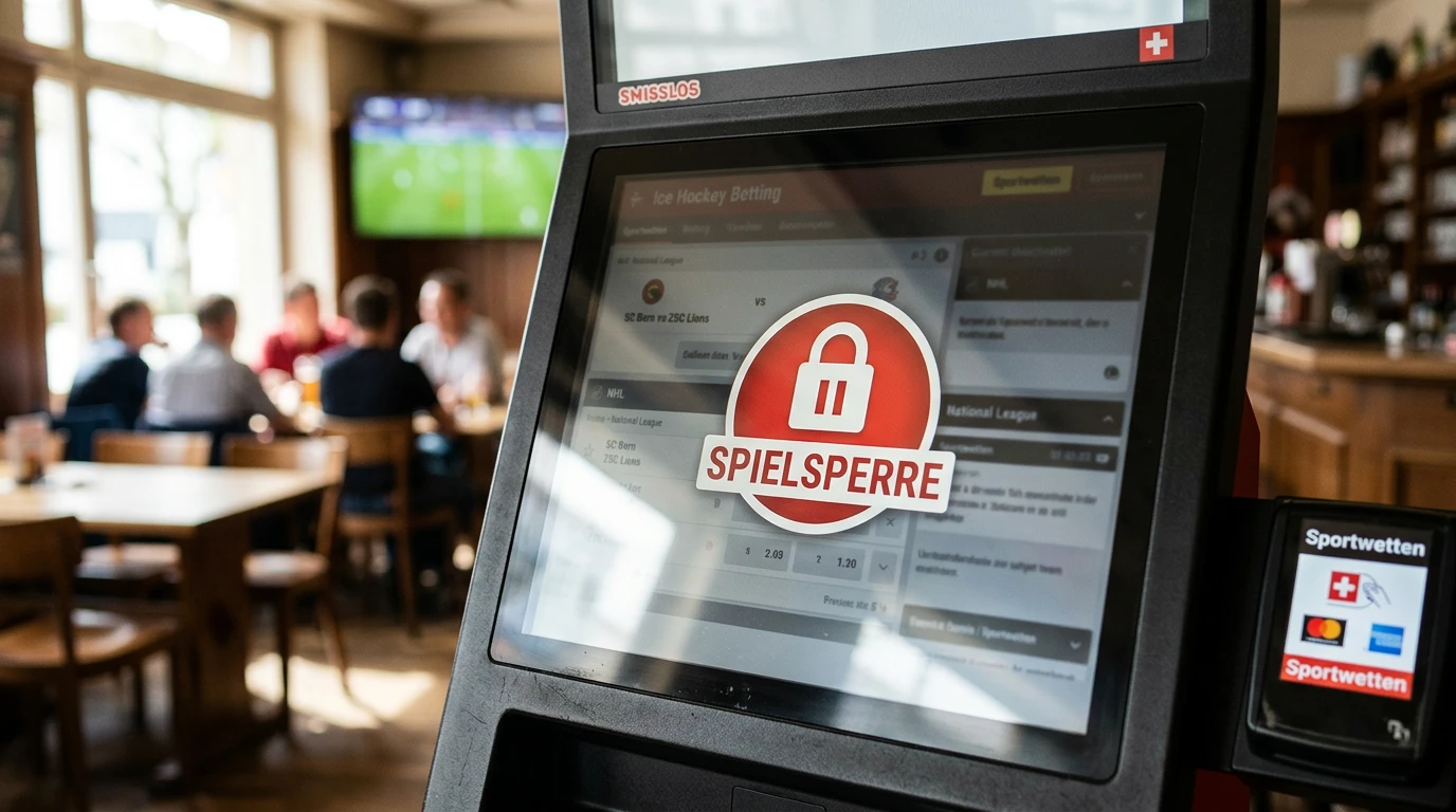 Spielsperre bei Eishockey Wetten in der Schweiz - Selbstsperre nach Artikel 80 BGS beantragen