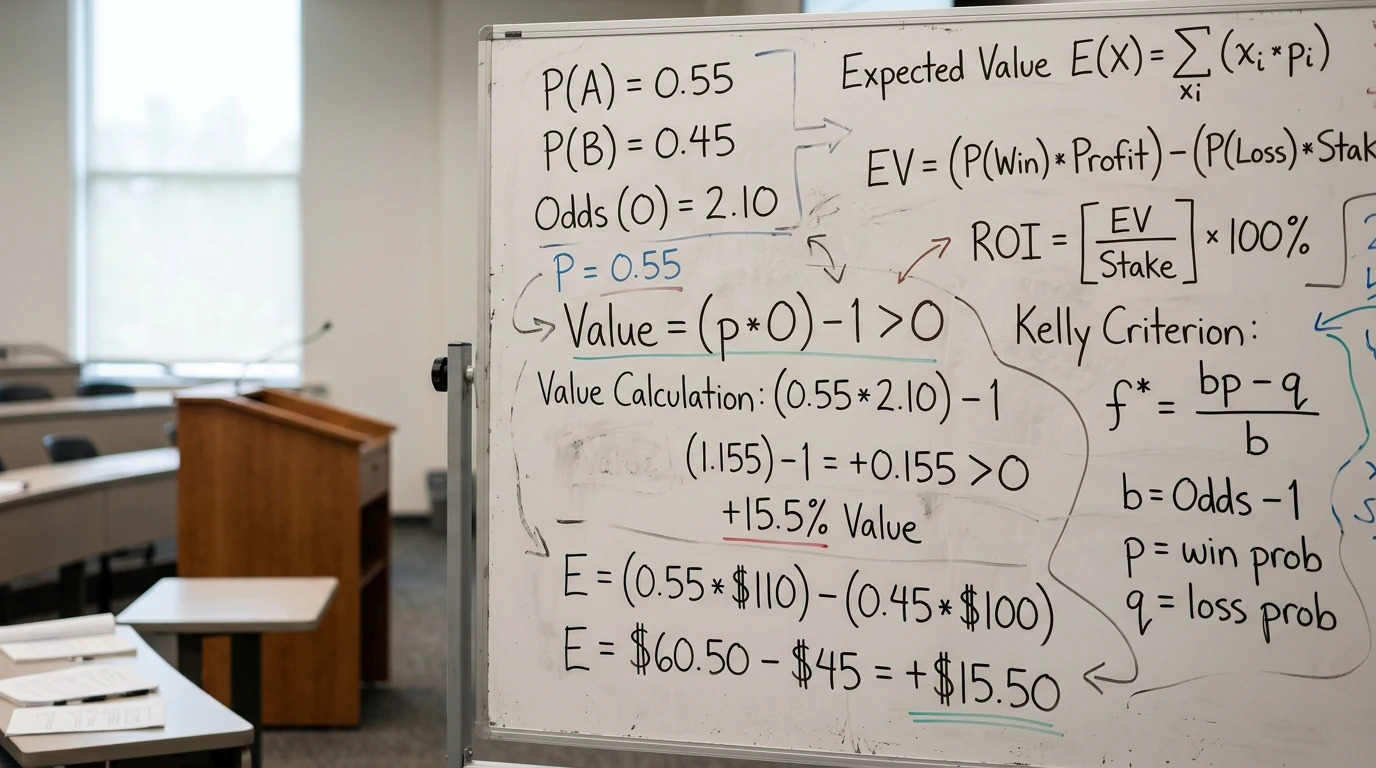 Value-Wette beim Eishockey definiert - Berechnung von Expected Value und Quotenvergleich